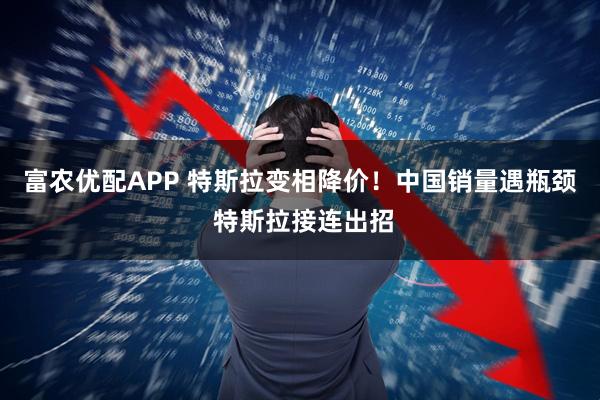 富农优配APP 特斯拉变相降价！中国销量遇瓶颈 特斯拉接连出招
