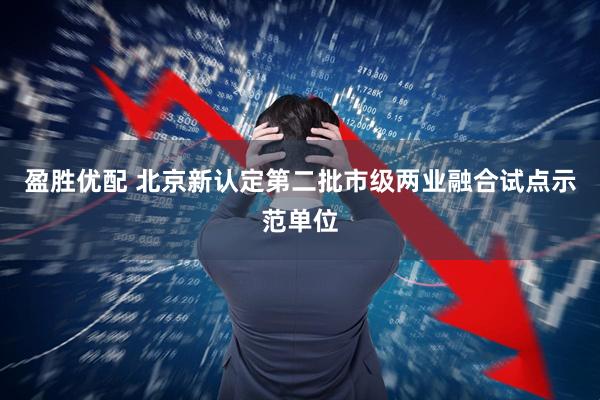 盈胜优配 北京新认定第二批市级两业融合试点示范单位