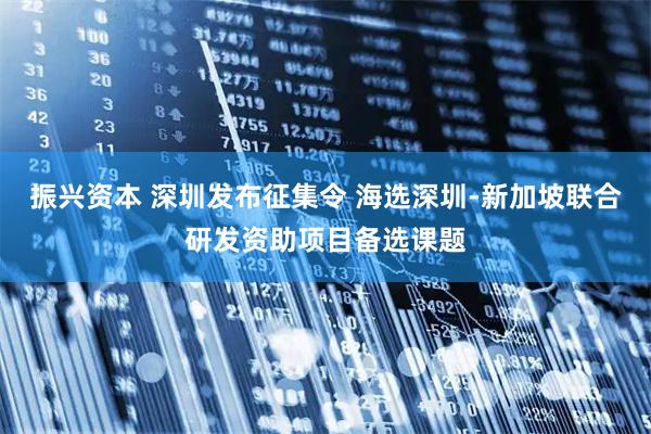 振兴资本 深圳发布征集令 海选深圳-新加坡联合研发资助项目备选课题